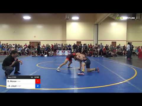 2018 Marine Corps US Open/UWW Junior Freestyle 65 Rnd Of 32 - Dan Moran (Lehi) Vs. Alexander Lloyd