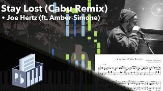 Stay Lost (Cabu Remix) - Joe Hertz [Piano Tutorial + Sheets/MIDI] (Synthesia) // Pianobin
