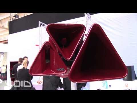 VOID Acoustics presents the new awesome TRIMOTION speaker @Frankfurt MusikMesse 2013