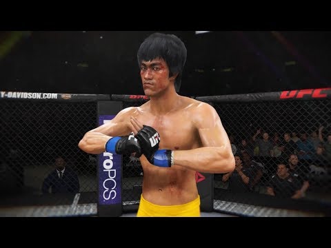 Liu Kang vs. Bruce Lee (EA Sports UFC 3) - CPU vs. CPU - Crazy UFC 👊🤪