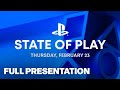PlayStation State of Play February 2023 Full Showcase