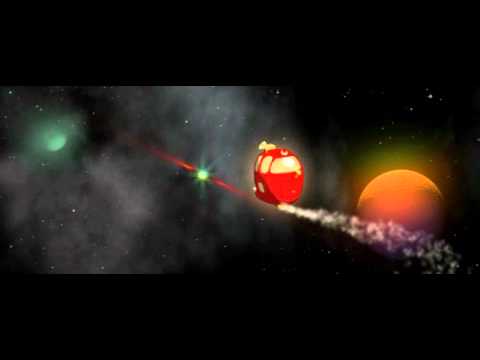 Space bus 3D animation