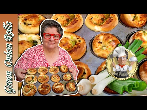Green Onion Rolls a bread lovers delight( FAST,SIMPLE,DELICIOUS!!!!