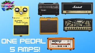 Boss Super Overdrive into 5 Different Amps - Differences?