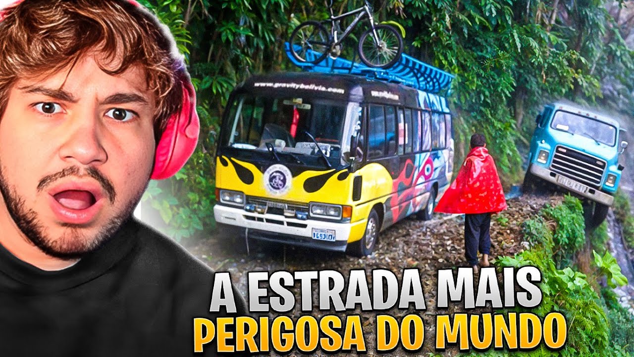 CONHECI A ESTRADA MAIS PERIGOSA DO MUNDO! - React Ruhi Çenet