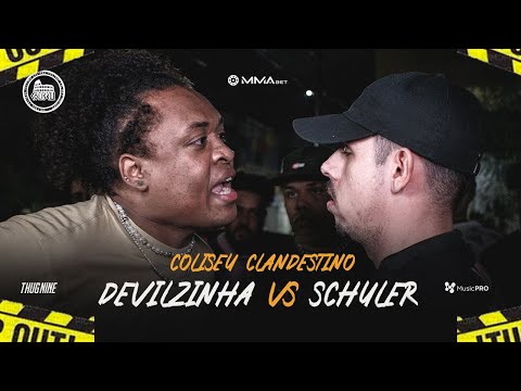 (TROCARAM FARPAS 🔥🔥) SCHULER X DEVILZINHA - 2 FASE - BATALHA DO COLISEU - COLISEU CLANDESTINO #1