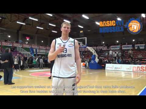 Brandon Ubel after Basic-Fit Brussels - Bet First Liège Basket (81-74)