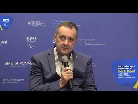 Dr.h.c. PhDr. Ján Riapoš, PhD. – Head of the Slovak Paralympic Committee –Opening speech