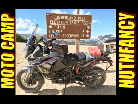 Motorcycle Camping: 1 Week Loadout Shown