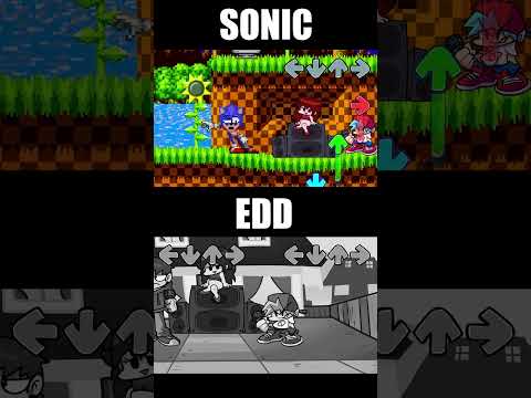 FNF Character Test | For Hire Sonic VS Edd | FNF Mods