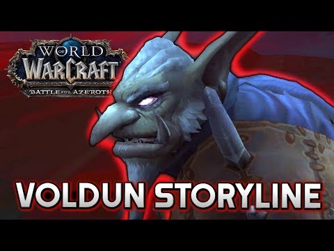 Vol'dun Story: Main Quest Line & All Cutscenes (WOW BFA)