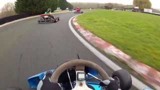 preview picture of video 'Karting 4T squale GX160 X 2 preparer bucy-le-long 01/12/2013'