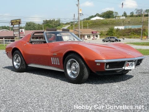1968 Bronze Corvette Stingray T Top 4spd For Sale Video