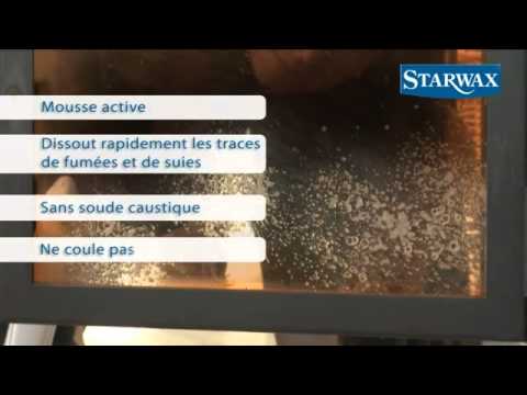 comment nettoyer vitre d'insert cheminée