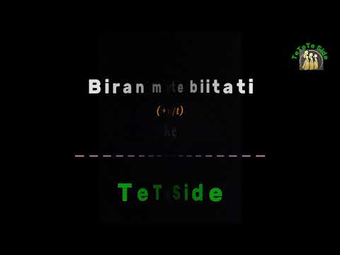 Biran mwaena te biitati (+1.5 s/t) - Karaoke