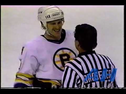 NHL Dec. 20, 1990 Boston Bruins v Buffalo Sabres (R) Bob Sweeney v Brian Curran