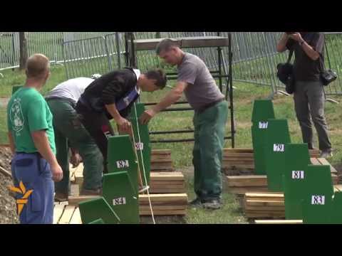 Final Preparations Ahead Of Srebrenica 20th Anniversary Memorial