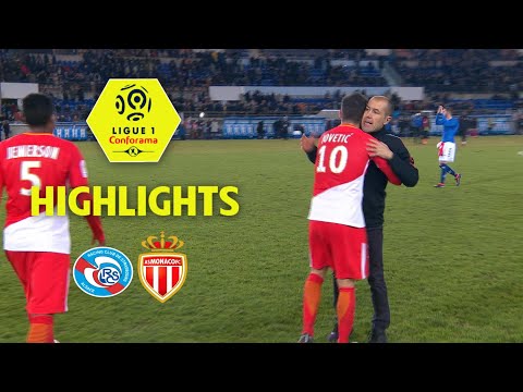 RC Strasbourg Alsace - AS Monaco (1-3) - Highlights - (RCSA - ASM) / 2017-18