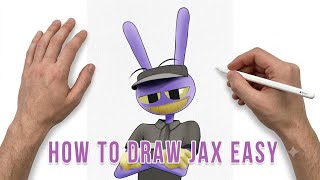 How to draw jax easy #theamazingdigitalcircus 