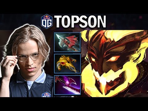 OG.TOPSON SHADOW FIEND - BEST MIDLANER - DOTA 2 7.24 GAMEPLAY