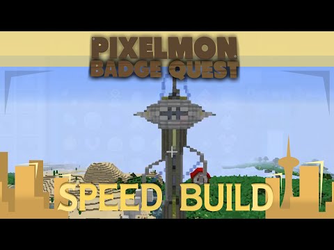 Terrevolt Gym Speed Build | Minecraft Pixelmon Badge Quest