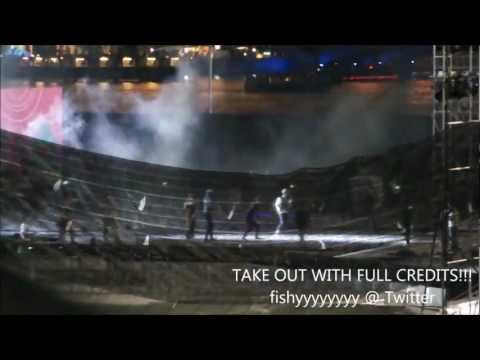 [Fan-Cam] 121122 SM Town Singapore Rehearsal EXO & TTS - DJ Got Us Falling In Love Again