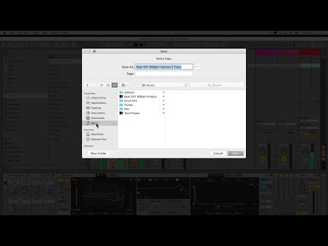 Learn Live: Saving Projects