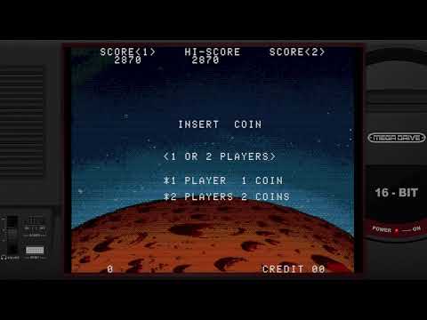 Space Invaders (2022) conversion of the original classic from SplinterGU on the Megadrive