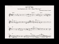 Scott Hamilton plays: All of Me - Solo Transcription -2014