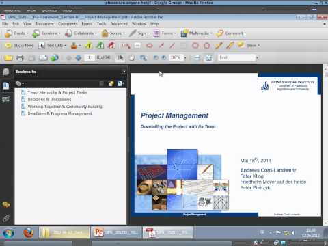 UPB-2012SS-PG - P2P Framework - 2012.06.12 - P2P-Lecture 8