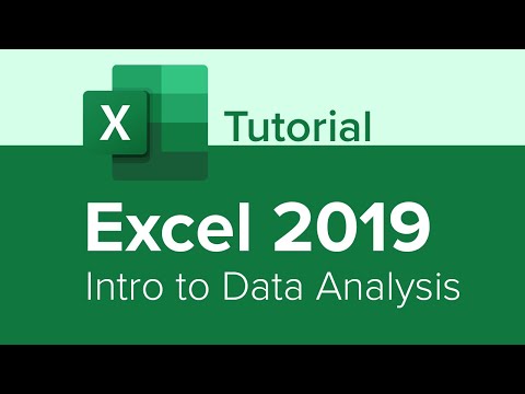 Excel 2019 Power User Tutorial
