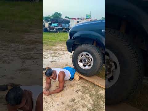 ÇİNGİZ PEHLİVAN VS FORD 250 SUPER DUTY #azerbaycan #russia ##automobile #viral #fyp #extreme #circus