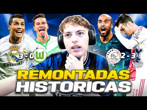 DAVOO XENEIZE REACCIONA A LAS MEJORES REMONTADAS DE LA HISTORIA DE LAS CHAMPIONS (2024)