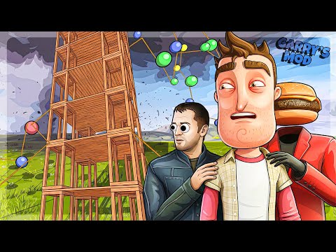 We Built The Worlds TALLEST Tornado Survival Base in Garry's Mod!