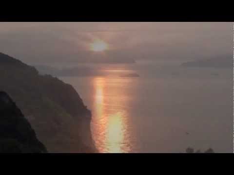朝明けの瀬戸の海　20120630