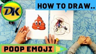 How to Draw a Poop Emoji.