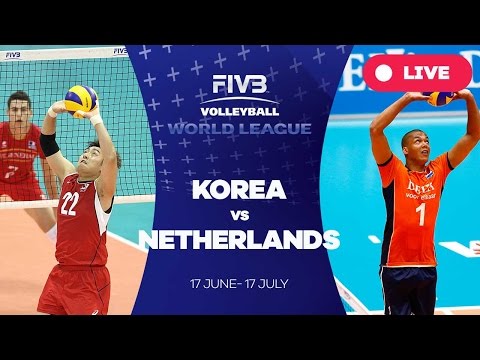 Korea v Netherlands - Group 2: 2016 FIVB Volleyball World League
