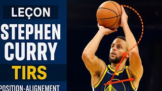 Leçon Stephen Curry - Tirs | Position-Alignement et Mécanique