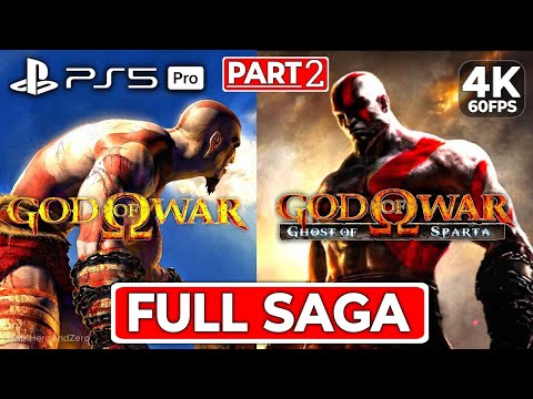 GOD OF WAR SAGA Chronological Gameplay Walkthrough FULL GAME Part 2 [4K 60FPS PC] - No Commentary