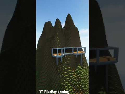 Minecraft cliff house exterior|PikaBoy editz 🤯