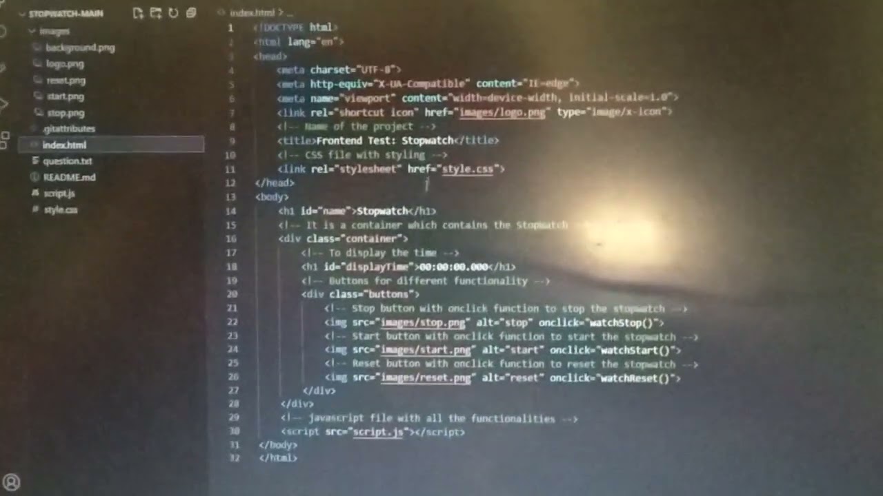 Coding Ninjas - Frontend Skill Test :- Stopwatch