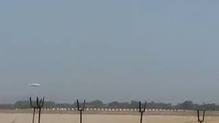 preview picture of video 'Jharsuguda airport Air Odisha plane goes trial run'