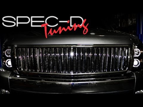 SPECDTUNING INSTALLATION VIDEO: 2007-2010 CHEVY SILVERADO FRONT GRILL