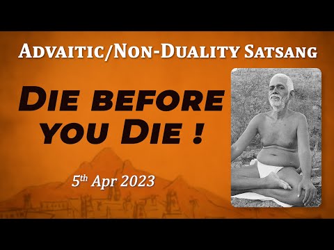 542. Bhagavan Ramana Satsang - Die before you Die