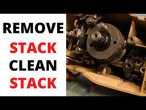 REMOVE THE STACK CLEAN THE STACK ON SINGER 500