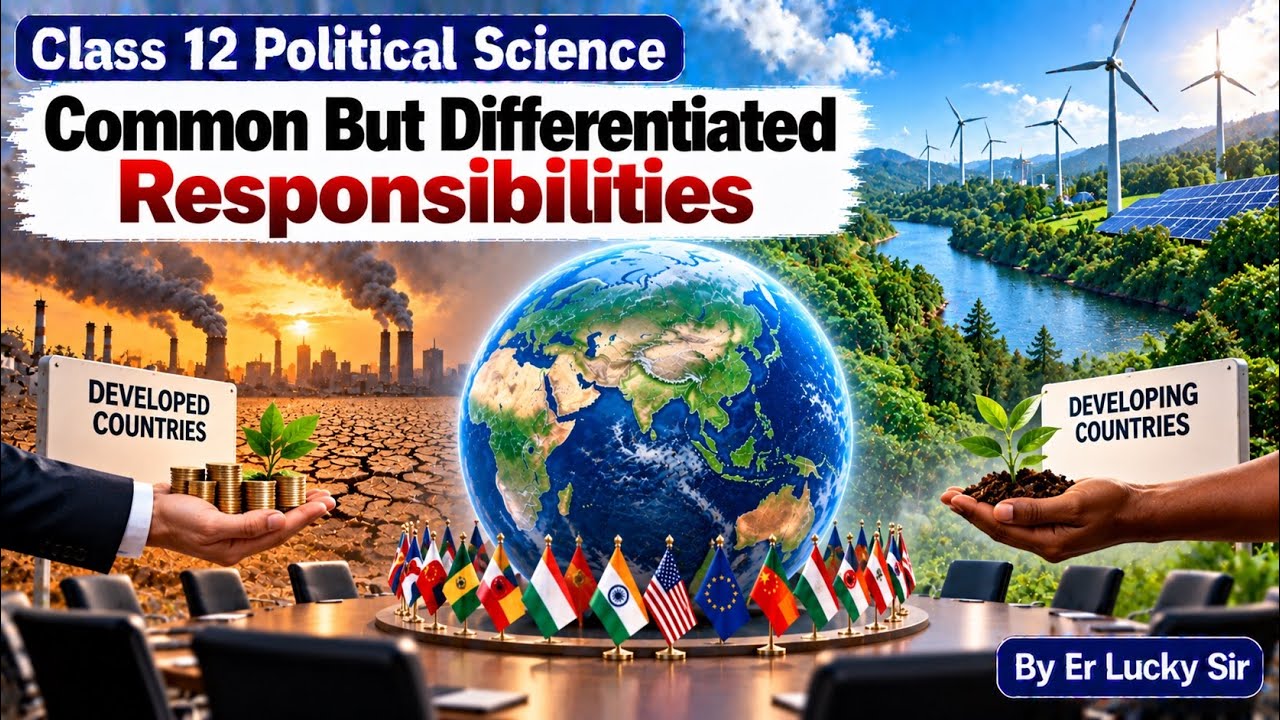 Common but differentiated responsibilities -  Class 12 Political Science