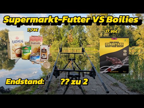 Supermarkt Futter VS Boilies | Damit hab ich nicht gerechnet | Auf Karpfen mit Supermarkt Futter
