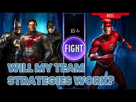 The CONNECTIVE SKILLED Team TESTS on Rebirth Wally West | Injustice Gods Among Us (Mobile)