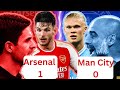 Arsenal 1 - 0 Man City | Gabriel Martinelli is back! Fit again - Scores - Players Ratings.