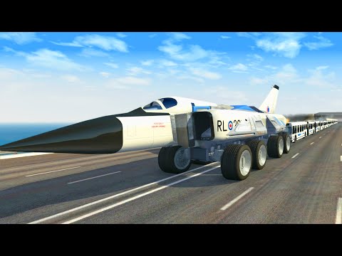 BeamNG Drive - High Speed Crazy TOWING #3 (Cars Dragging)  Crash Therapy